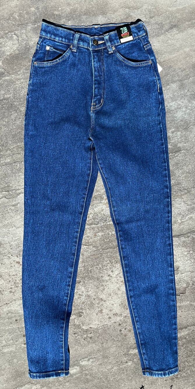 VTG Deadstock NWT Anti-Basic Daily Stretch High Rise Mom Jeans 24/25